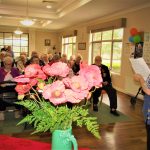 Anzac Story Presentation with residents listening
